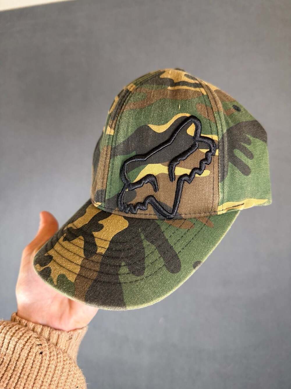 Fox Racing Flex 45 Cap Size S/M Camo Flexfit Hat